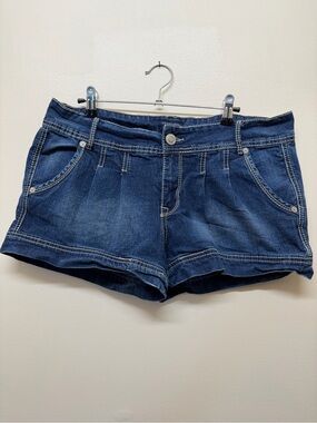 U.S. Polo Assn. Indigo Denim Shortie Shorts